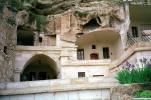 Ruin, building, Cliff-hanging Architecture, Cappadocia (Kapadokya), CAUV01P12_10