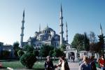 Mosque, Minaret, Building, Hagia Sophia, Istanbul, CAUV02P02_03