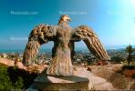 Eagle Sculpture, Statue, Baha'i Shrine and Gardens, Headquarters, Haifa, CAZV01P08_11.0633