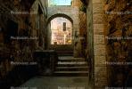 alley, alleyway, steps, stairs, arch, Old City, Jerusalem, CAZV02P01_13