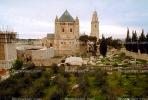 Church of the Dormition of the Virgin Mary, Bell Tower, The bell tower of Dormition Abbey, Mount Zion, Jerusalem, Landmark, CAZV02P03_14