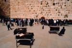 The Old City, Western Wall, Wailing Wall or Kotel, Jerusalem, Shore, buildings, hills, harbor