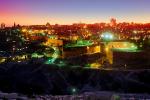 The Old City, Jerusalem, Dusk, Dawn, Twilight, CAZV02P15_19.3342