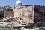 Dome, Rock Wall, Jerusalem, CAZV03P03_02