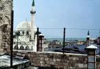 Mosque, Mediterranean Sea, Akko, Acre, landmark, CAZV03P05_18
