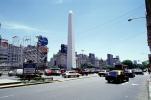 Obelisco de Buenos Aires, Obelisk, Street, Landmark, Plaza de la Republica, (Republic Square), CBAV01P02_16