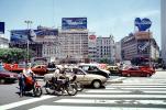 Crosswalk, Cars, automobile, vehicles, Buildigns, Buenos Aires