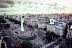 Obelisco de Buenos Aires, Obelisk, Street, Landmark, Plaza de la Repœblica, (Republic Square), Buenos Aires, CBAV01P03_08