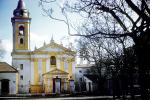 Bell Tower, Church, Cathedral, Christian, Religion, Religious, Building, exterior, outside, outdoors, Buenos Aires, CBAV01P07_14