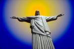 Christ the Redeemer, statue, landmark, Cristo Redentor, Jesus Christ, Rio de Janeiro, CBBV01P04_16.1509