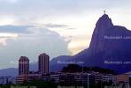 Christ the Redeemer, statue, landmark, Corcovado Mountain, Jesus Christ, Rio de Janeiro, CBBV01P08_17