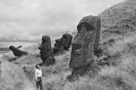 Easter Island, Statue, Moai, Face, Rock, Stone, Rapa Nui National Park, landmark, CBHV01P03_06BW