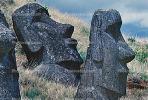 Easter Island, Statue, Moai, Face, Rock, Stone, Rapa Nui National Park, landmark, CBHV01P03_06C