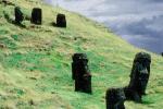 Moai, Face, Statue, Rock, Stone, Rapa Nui National Park, Easter Island, Isla de Pascua, landmark, CBHV01P03_16D