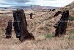 Easter Island, Statue, Moai, Face, Rock, Stone, Rapa Nui National Park, landmark, CBHV01P03_17.1510
