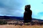 Easter Island, Statue, Moai, Face, Rock, Stone, Rapa Nui National Park, landmark, CBHV01P04_02.0635