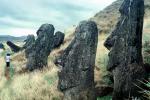 Easter Island, Statue, Moai, Face, Rock, Stone, Rapa Nui National Park, landmark, CBHV01P06_17