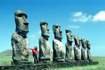 Easter Island, Statue, Moai, Face, Rock, Stone, Rapa Nui National Park, landmark, CBHV01P07_08