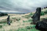 Easter Island, Statue, Moai, Face, Rock, Stone, Rapa Nui National Park, landmark, CBHV01P07_09