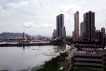 Waterfront, Bay, Streets, High-rise, Skyline, Buildings, Panama City, CBJV01P05_10