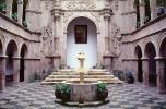 Water Fountain, aquatics, steps, altar, checkerboard floor, arches, CBKV01P03_06