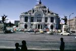 Palacio de Bellas Artes, Palace of Fine Arts, Museum, building, cars, automobiles, vehicles
