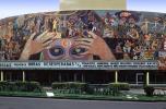Tile Mural, Tilework, mural, Universidad Nacional Autonoma de Mexico, National Autonomous University of Mexico, buildings, campus