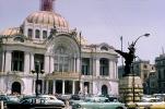 Palacio de Bellas Artes, Palace of Fine Arts, Museum, cars, automobiles, vehicles, March 1967, 1960s, CBLV01P13_07
