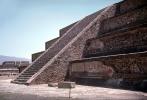 Pyramid, Stairs, Steps, Teotihuacan, Hidalgo, 1950s, CBMV01P01_14.1510