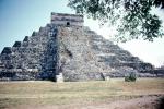 El Castillo, Pyramid, Chichen Itza, 1950s, CBMV01P04_03