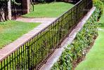 Garden Fence, lawn, wrought iron