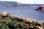 beach, hills, shoreline, shore, bay, trees, Acapulco