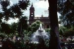 Water Fountain, Cathedral, town square, Guadalajara, CBMV06P02_12