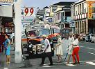downtown, crosswalk, buildings, Buenaventura, Paintography, 1950s, CBOV01P02_04D