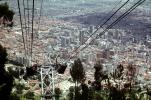Cables, Cityscape, skyline, buildings, highrise, Mount Monserrate, Bogota, CBOV01P02_12