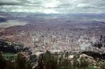 Cityscape, skyline, buildings, highrise, Mount Monserrate, Bogota
