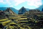 Machu Picchu, (Quechua: Machu Pikchu) Ð "Old Mountain", landmark, pre-Columbian Inca site, CBPV01P01_08.1513