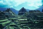 Machu Picchu, (Quechua: Machu Pikchu) ? "Old Mountain", landmark, pre-Columbian Inca site, CBPV01P01_08