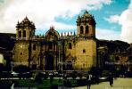 Plaza de Armas, Iglesia de La Compania de Jesus, Cusco, Cuzco, 1950s, CBPV01P03_10.0638