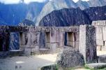 Machu Picchu, (Quechua: Machu Pikchu) ? "Old Mountain", landmark, pre-Columbian Inca site, CBPV01P15_12