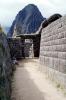 Machu Picchu, (Quechua: Machu Pikchu) ? "Old Mountain", landmark, pre-Columbian Inca site, CBPV01P15_17