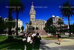 The Salvo Palace, Palacio Salvo, Plaza independencia, Independence Plaza, Building, famous landmark, Montevideo, CBUV01P03_04