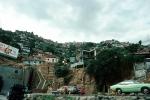 stairs, cars, Homes, hillside, buildings, La Guaira, Maiquetia, Venezuela