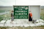 Welcome to the Province of Alberta, sign