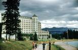 Building, Chateau Lake Louise Hotel, Banff, 1950s, CCAV01P04_01