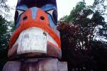 Angry Face, Totem Pole, Thunderbird Park, Victoria