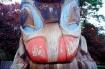 Strange Face, Totem Pole, Thunderbird Park, Victoria