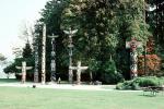 Totem Poles, Queem Elizabeth Park, Vancouver, CCBV02P03_16