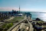 Toronto Cityscape, Buildings, waterfront, highway