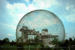 Geodesic Dome, Buckminster Fuller, Expo-67, Montreal Biosphere, World Fair Expo 67, CCQV01P03_02.0640